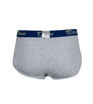Buy Men's Deluxe Brief W0008 Grey Melange Online