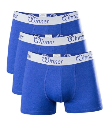 Picture of Winner Style Men's Classic Boxer Royal Blue 3 Pcs