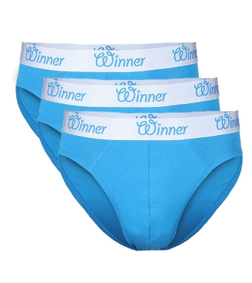 Picture of Winner Style Men's Classic Brief Brilliant Blue 3 Pcs