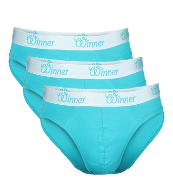Picture of Winner Style Men's Classic Brief Turquoise  3 Pcs