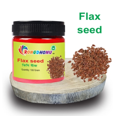 Picture of Premium Flaxseed, Tishi Seed (তিশি বীজ) - 100 gm 