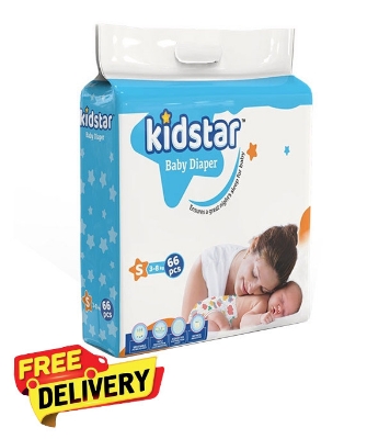 Picture of Kidstar Belt Diaper Small 66pcs 3-8 Kg