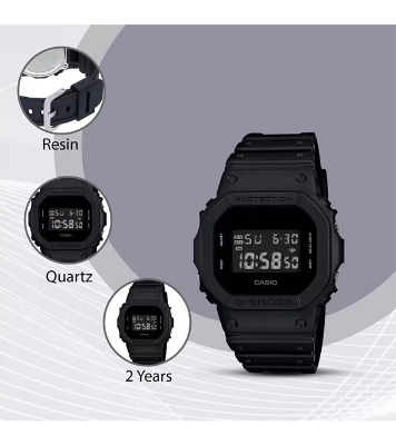Buy CASIO G-Shock DW-560OBB-1 Black Resin Belt Digital Watch Online at Best Price In Bangladesh