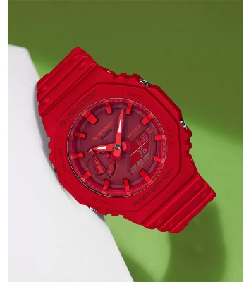 Buy CASIO G-Shock GA-2100-4A Red Carbon Core Guard Men's Watch Online at Best Price In Bangladesh