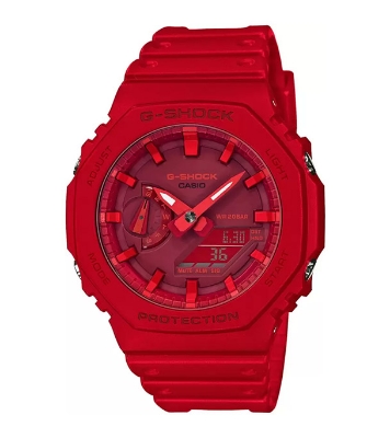 Buy CASIO G-Shock GA-2100-4A Red Carbon Core Guard Men's Watch Online at Best Price In Bangladesh