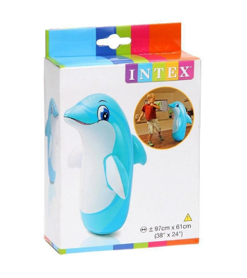 Buy Dolphin Inflatable Hit Me Bouncer Toy Blue And White  at Best Price In Bangladesh