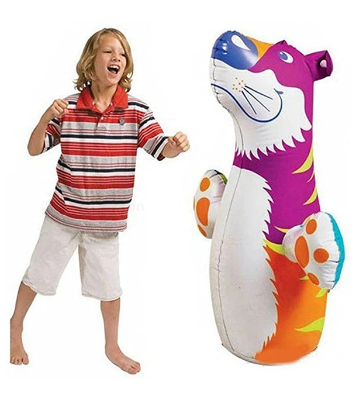 Buy Tiger Inflatable Hit Me Bouncer Toy - Blue And White at Best Price In Bangladesh
