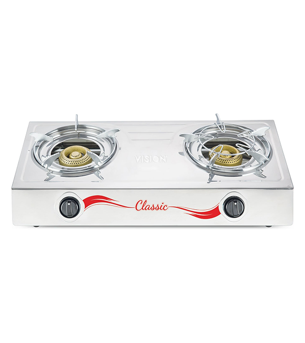 Buy VISION Double Stainless Steel Gas Stove Classic NG at Best Price In Bangladesh