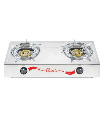 Buy VISION Double Stainless Steel Gas Stove Classic NG at Best Price In Bangladesh
