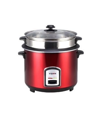 Buy VISION Rice Cooker 1.8 L REL-40-06 SS Red (Double Pot) Online