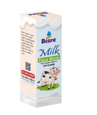 Picture of Milk Face Wash, Organic Milk Face Wash (মিল্ক ফেস ওয়াশ, অর্গানিক মিল্ক ফেস ওয়াশ) -120ml