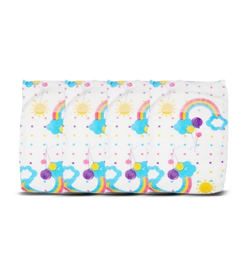 Picture of Rainbow Ultra Soft Baby Diaper Small 50 Pcs 0-6 KG (Belt System) for Kids Dryness, Safety and Comfort