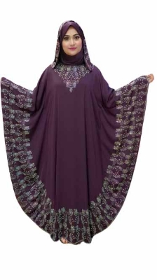 Picture of New Dubai Abaya MC Stone Borkha with Hijab
