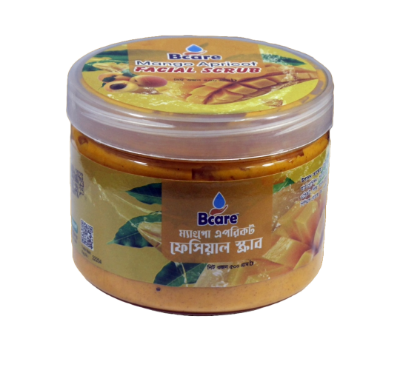 Picture of Mango Apricot Facial Scrub, Mango Facial Scrub (ম্যাঙ্গো এপ্রিকট ফেসিয়াল স্ক্রাব, ম্যাঙ্গো ফেসিয়াল স্ক্রাব) -500gm