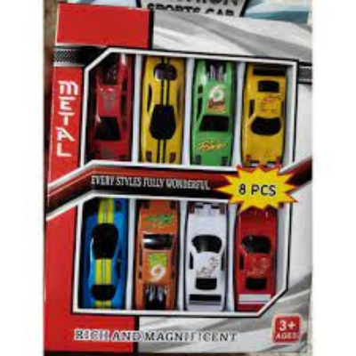 Picture of 8 Pcs Fashion Sports Car Children Toy Car