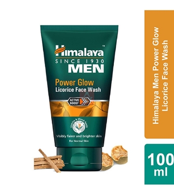 Picture of Himalaya Men Power Glow Licorice Face Wash -100ml