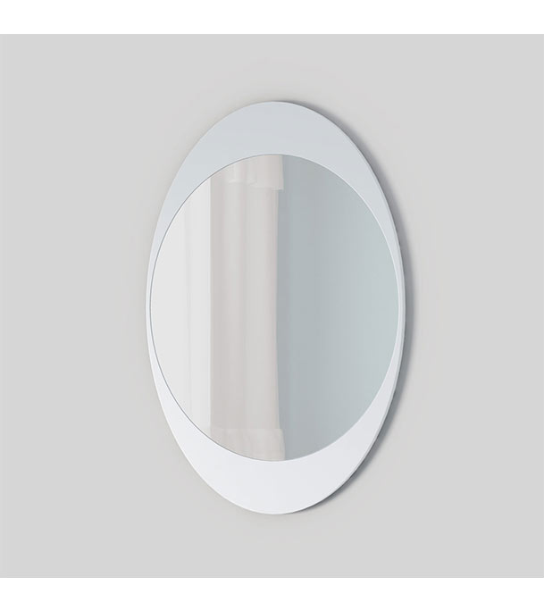 Buy Regal Wall Mirror White Oval CRAFT ITEMS-HDC-334 Online at Best Price