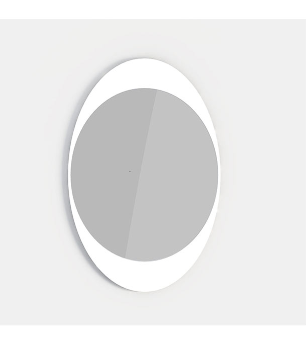 Buy Regal Wall Mirror White Oval CRAFT ITEMS-HDC-334 Online at Best Price