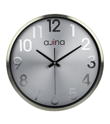 Buy Deluxe Wall Clock Round W/O Digit Golden Online at Best Price