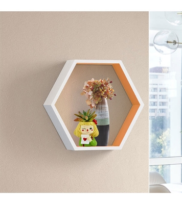 Buy Regal Wall Shelf Orange Craft Items-70 Online at Best Price