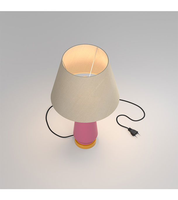 Buy Regal Blossom Wooden Table Lamp CRAFT ITEMS-778 Online at Best Price