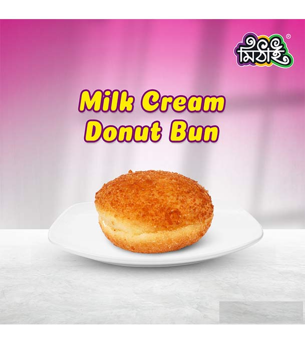 Milk Cream Donut Bun