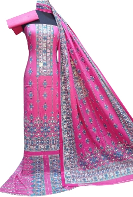 Picture of Exclusive Unstiched Cotton Printed 3 Piece