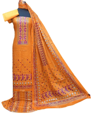 Picture of Exclusive Unstiched Cotton Printed 3 Piece