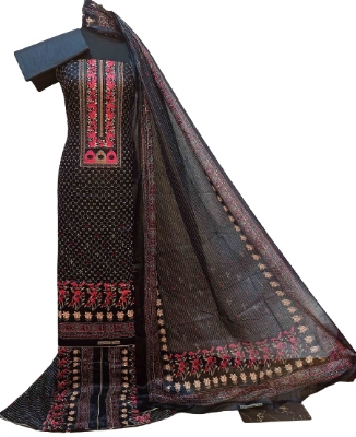 Picture of Exclusive Unstiched Cotton Printed 3 Piece