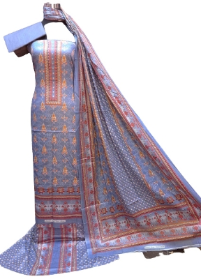 Picture of Exclusive Unstiched Cotton Printed 3 Piece