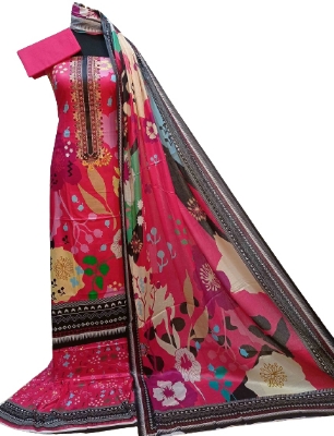 Picture of Unstiched Malhar Digital Printed Cotton 3 Piece