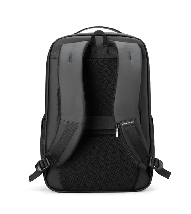 MR9111X Black Backpack. USB charging port, padded strap. For 15.6" laptop and tablet