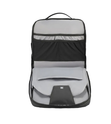 MR9111X Black Backpack. USB charging port, padded strap. For 15.6" laptop and tablet