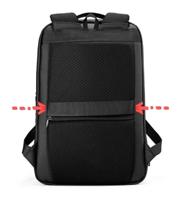 Buy MR9111X Black Backpack. USB charging port, padded strap. For 15.6" laptop and tablet 