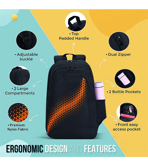 Buy School College and Traveling Backpack by Espiral  Online