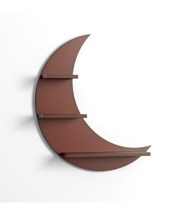 Buy Regal WALL SHELF- MOON Craft Items-HDC-372 Online at Best Price