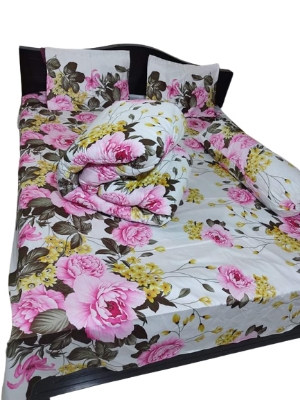 Picture of 5 in 1 Premium Quality Twill Fabric Comforter Set 