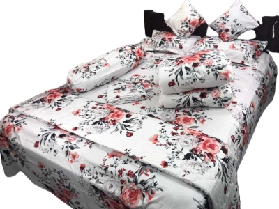Picture of 5 in 1 Premium Quality Twill Fabric Comforter Set 