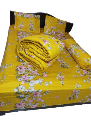 Picture of 5 in 1 Premium Quality Twill Fabric Comforter Set 