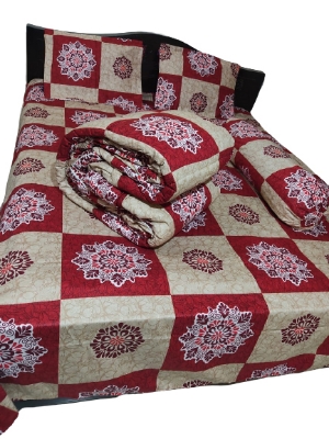 Picture of 5 in 1 Premium Quality Twill Fabric Comforter Set 