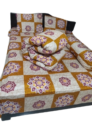 Picture of 5 in 1 Premium Quality Twill Fabric Comforter Set 