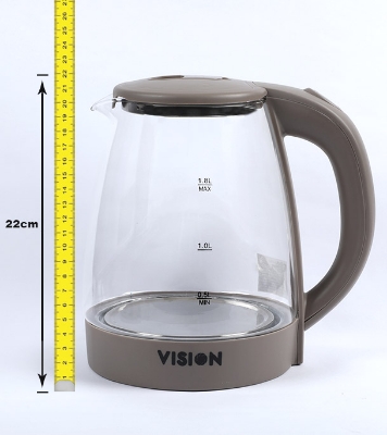 Buy Vision Electric Kettle 1.8 Liter VIS-EK-018 (Glass) at Best Price in Bangladesh	