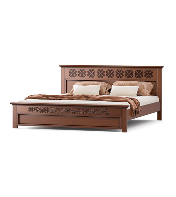 Regal WOODEN BED- FLORIDA BDH-371-3-1-20 (Double Bed)