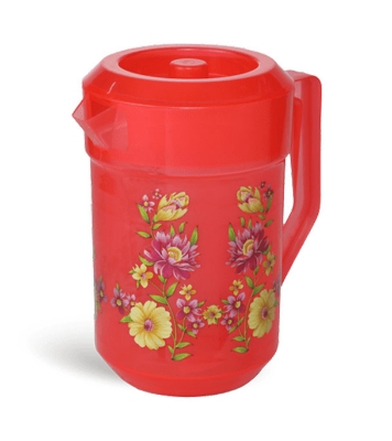 Buy Tulip Jug 3.25L - Trans & Red Online at Best Price