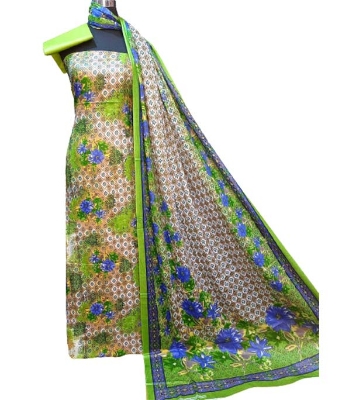 Picture of Exclusive Unstiched Cotton Printed 3 Piece