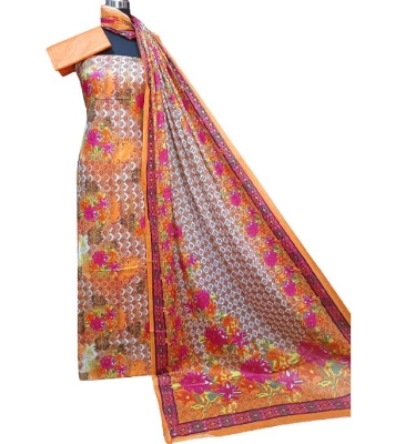 Picture of Exclusive Unstiched Cotton Printed 3 Piece