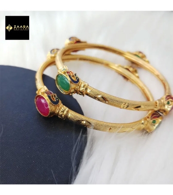 Picture of City Gold/ Gold Plated Metal and Multi-color Stone Bangles For Women
