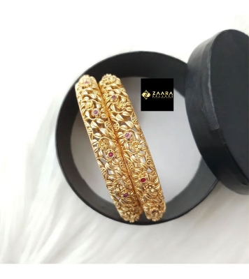 Picture of Jaypuri Copper/ Brass Bangles - 2 Pieces- Bangles for Women - Bangles