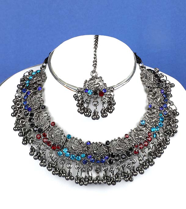 Picture of Beautiful Antique  Copper Color Neckpiece For Girls and Women 