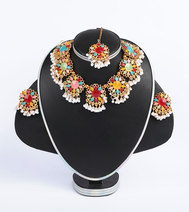 Picture of Beautiful and Colorful Neckpiece For Girls and Women 